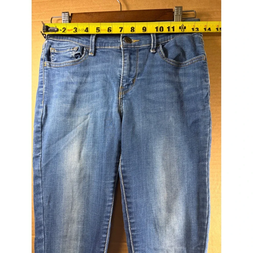 Levis 710 Super Skinny Jeans Womens 28 Blue Denim Mid Rise Stretch W28 L30 - Picture 6 of 8